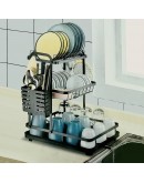 Сушилник 3 етажа за мивка с функция за отвеждане на водата